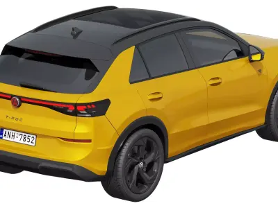 Volkswagen T-Roc R-Line 2026 3D model