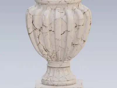 Garden urn planter33 3D model