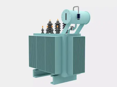Electrical Power Transformer - Electrical Engineering 3D model