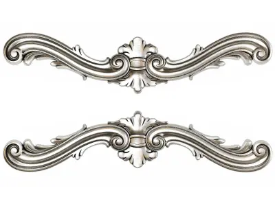 Classic carved 138 3D model