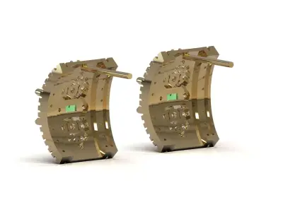 Elegant Earrings Ready for 3D Printing model je0171 3D print model