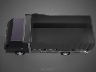 CATTLE TRANSPORT COLT DELICA L300 PICK UP CAR VEHICLE TRUCK MINI 3D model