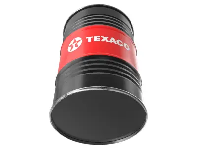 Texaco oil barrel 3D model