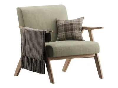 Verona Accent Chair 3D model