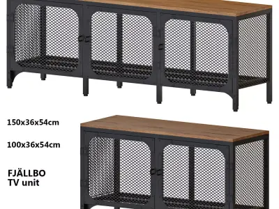 FJALLBO TV unit 3D model