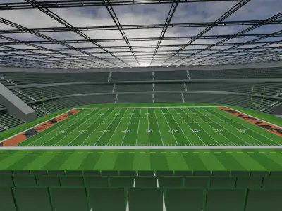 Cincinnati Bengals - American Football Stadium Low-poly 3D model