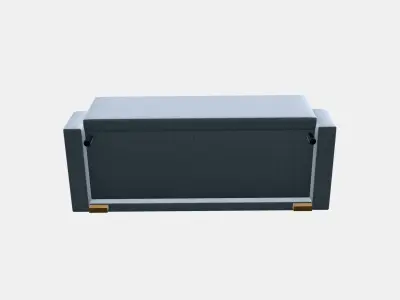 GRALVIKEN 3-seat sofa-bed Low-poly 3D model