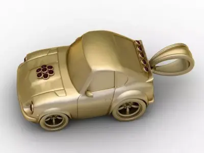 Urban Ride Car Pendant 3D print model