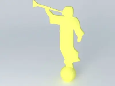 Fifth model (Moroni) ANGEL. Free 3D model