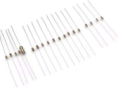 Resistors Set 3D model