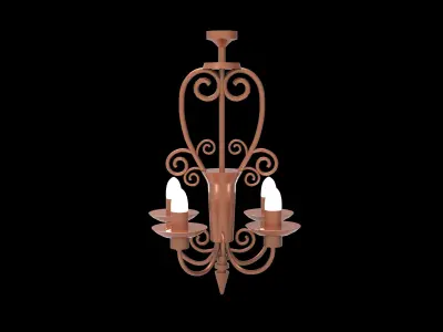 ceiling light Low-poly 3D model