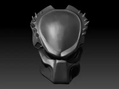 The Wolf Predator Not Wearable Mask Fanmade Printable 3D Model 3D print model