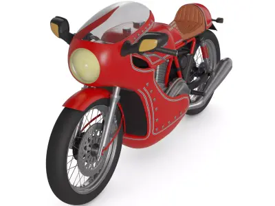Sport Touring Motorcycle 3D model