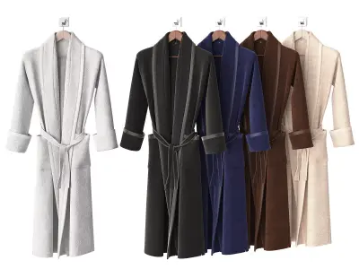 Bathrobe colors  3D model