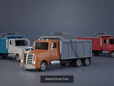 Stylized Vehicles 3D Model Pack