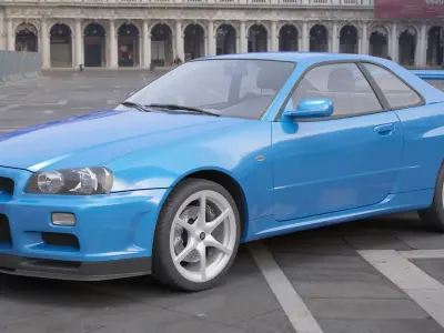 Nissan Skyline GT-R 1999 3D model