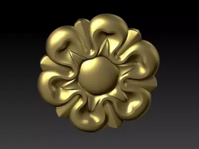  Decorative patterns walls mirror frames picture frames 3D model