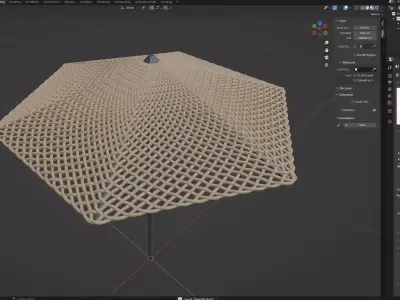 WICKER BASKET09 3D model