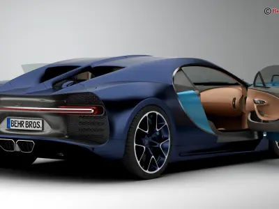 Bugatti Chiron 3D model