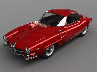 Alfa Romeo Giulia SS 1963 3D model