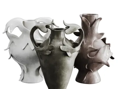 Vase decor Low-poly 3D model
