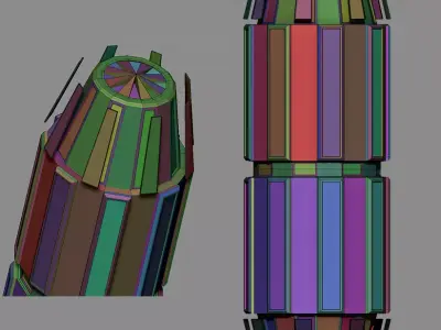 sonic impolder Low-poly 3D model