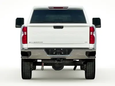 Chevrolet Silverado 2500 HD 2024 Low-poly 3D model