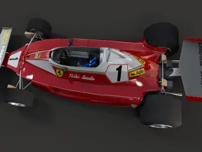 1976 Ferrari 312T 3D model