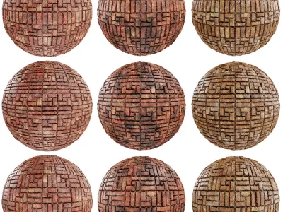 8K PBR Brick Wall Texture Collection Vol 04 Texture