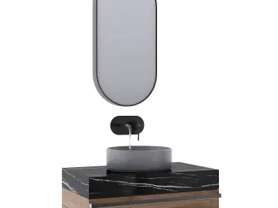 Bathroom furniture 3D model buy