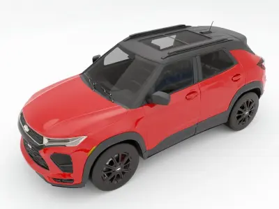 3D model of the Chevrolet Trailblazer car 3D model