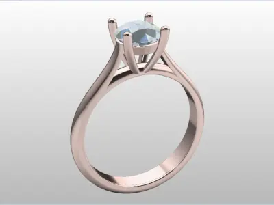 Engagement Solitaire  3D print model
