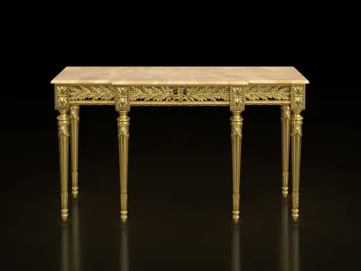 Custom Made Console Table 3D model