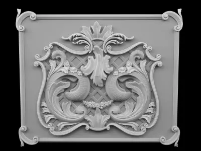 Decor panel 3D model