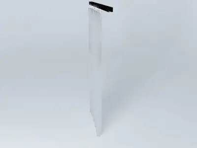 curtain with rail Free 3D model