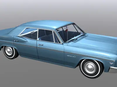 1966 Chevy Impala  3D model