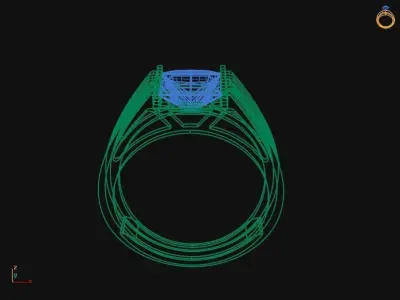 0109 - Simple Gents Ring 3D print model