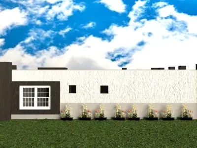 MODERN CHALET 3D print model