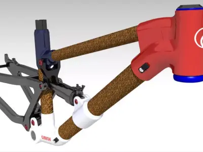 Frame MTB Full Suspension GB2 3D model