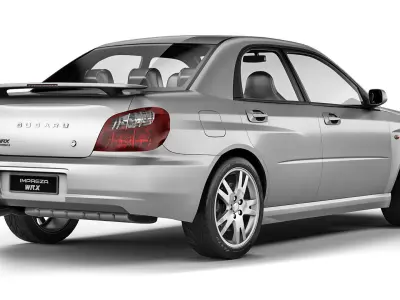Subaru Impreza WRX 2001 3D model