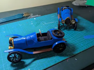 1913 Bugatti Type 22 Torpedo Free 3D print model