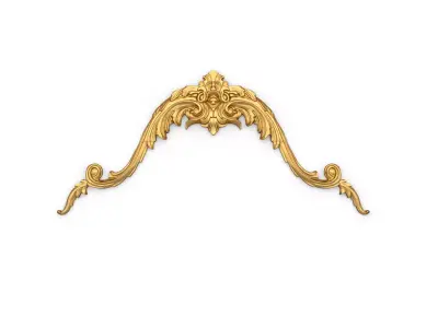 Classic carved decor ornament 358 3D model