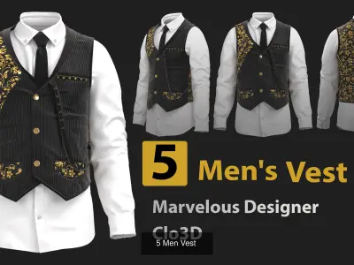 38 mens clothes 3D Model Pack