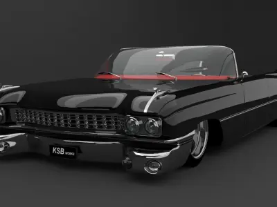 cadillac eldorado deville 1959 3D model