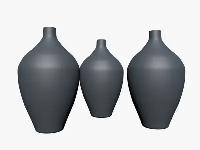 Decorative Vases 3D model buy