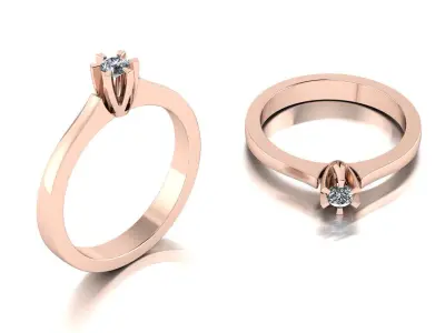 Jewelry Ring Gold 3D print model buy