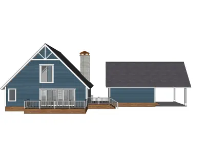 Cabin House 10 -Archimple LLC 3D model