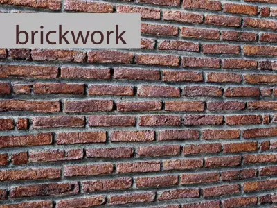 Bricks wall loft 15 3D model