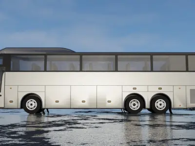 Bus VDL Jonckheere Low-poly 3D model