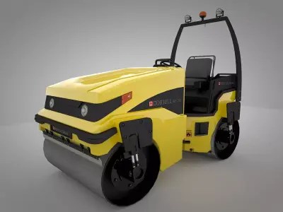ROAD ROLLER 3D model
